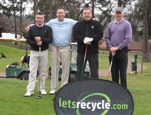 The team from Hunts Waste which took second place in this year's event 